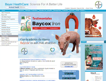 Tablet Screenshot of bayersanidadanimal.com.mx